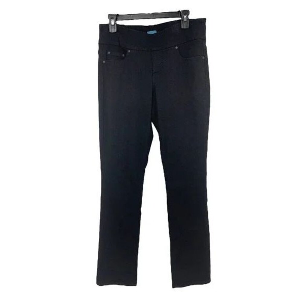 NWT Jag Jeans  Peri Straight Pull On Pants Women's size 0 Black